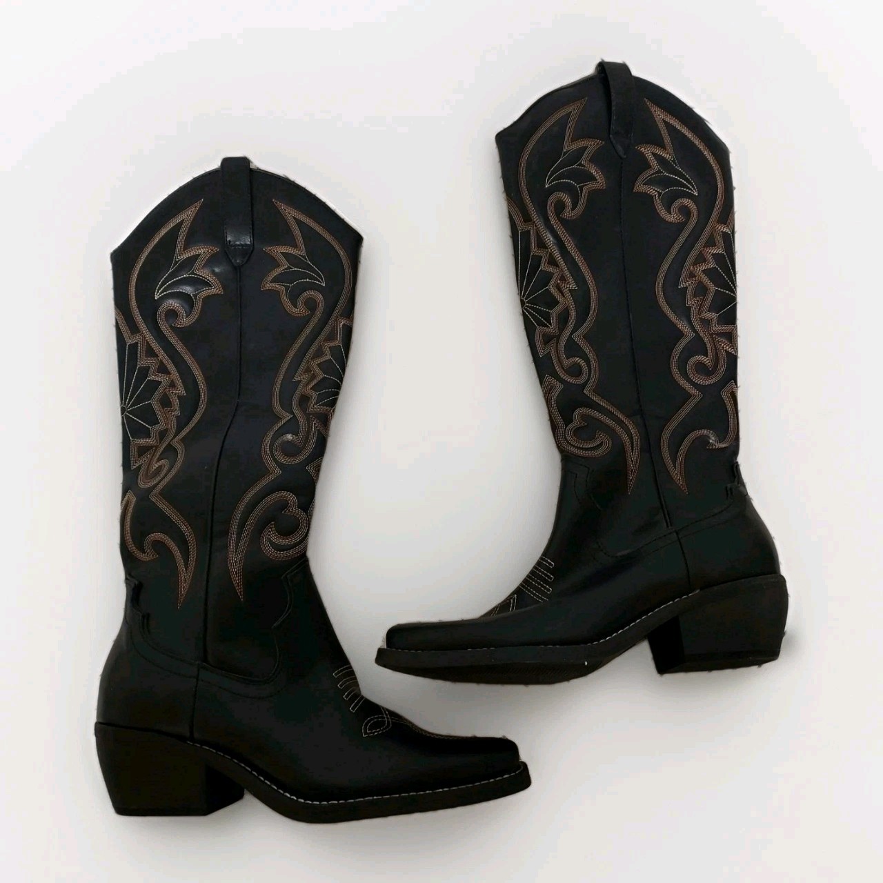 🥥 Wild Fable Women’s Kenzie Tall Western Boots Size 7 1/5🆕️AS SHOWN👇