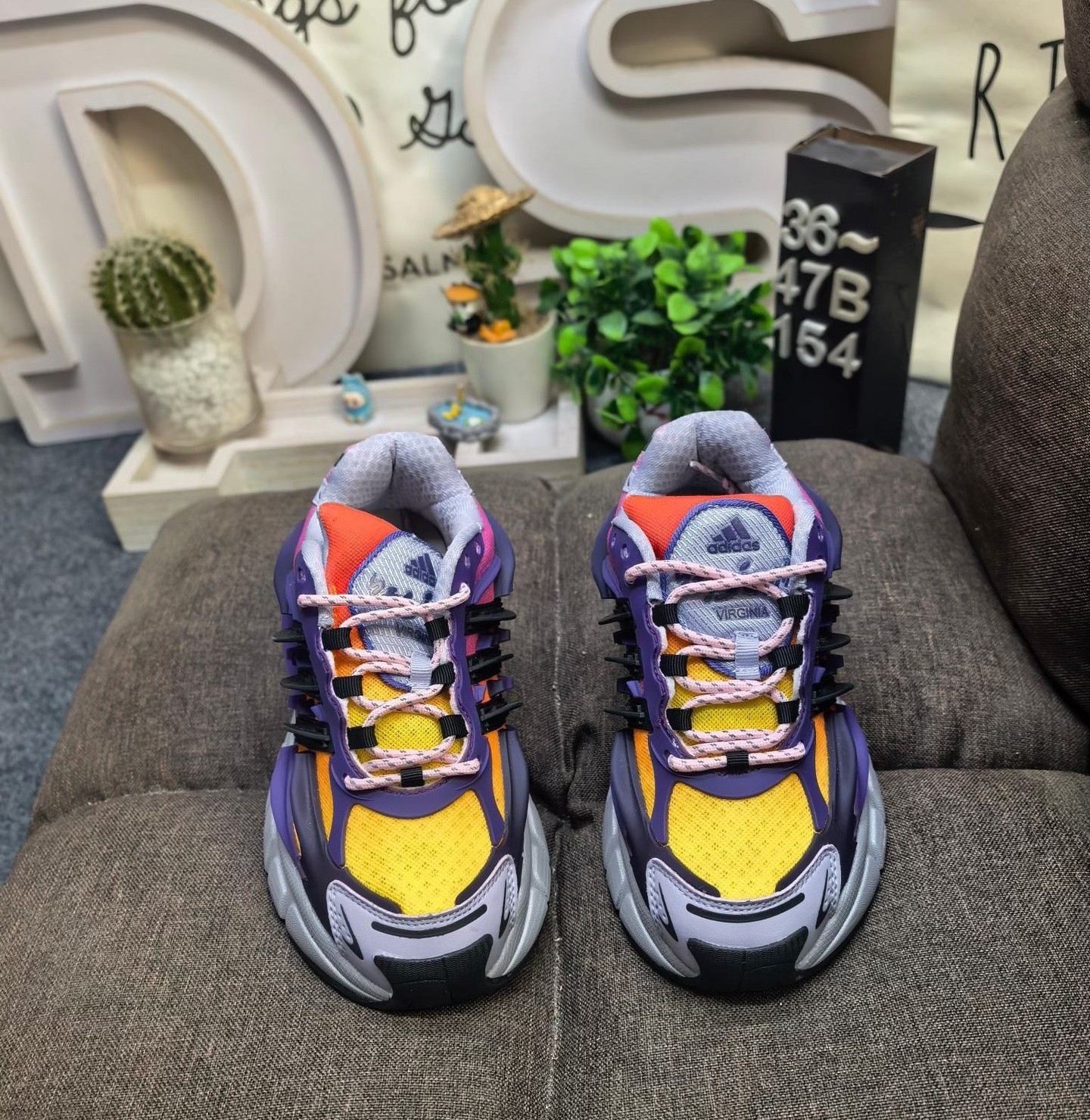 Pharrell x AD Adistar Jellyfish Purple Yellow JP9275