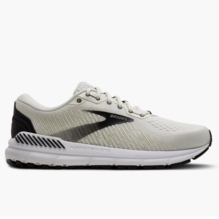 New w/ Brooks Addiction GTS 15 Men’s Running Shoes Vaporous Grey Black White D