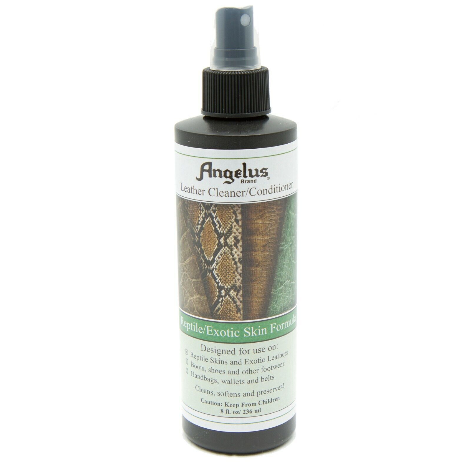 Angelus Reptile/Exotic Leather Cleaner And Conditioner 8 Fl. Oz. Pump spray