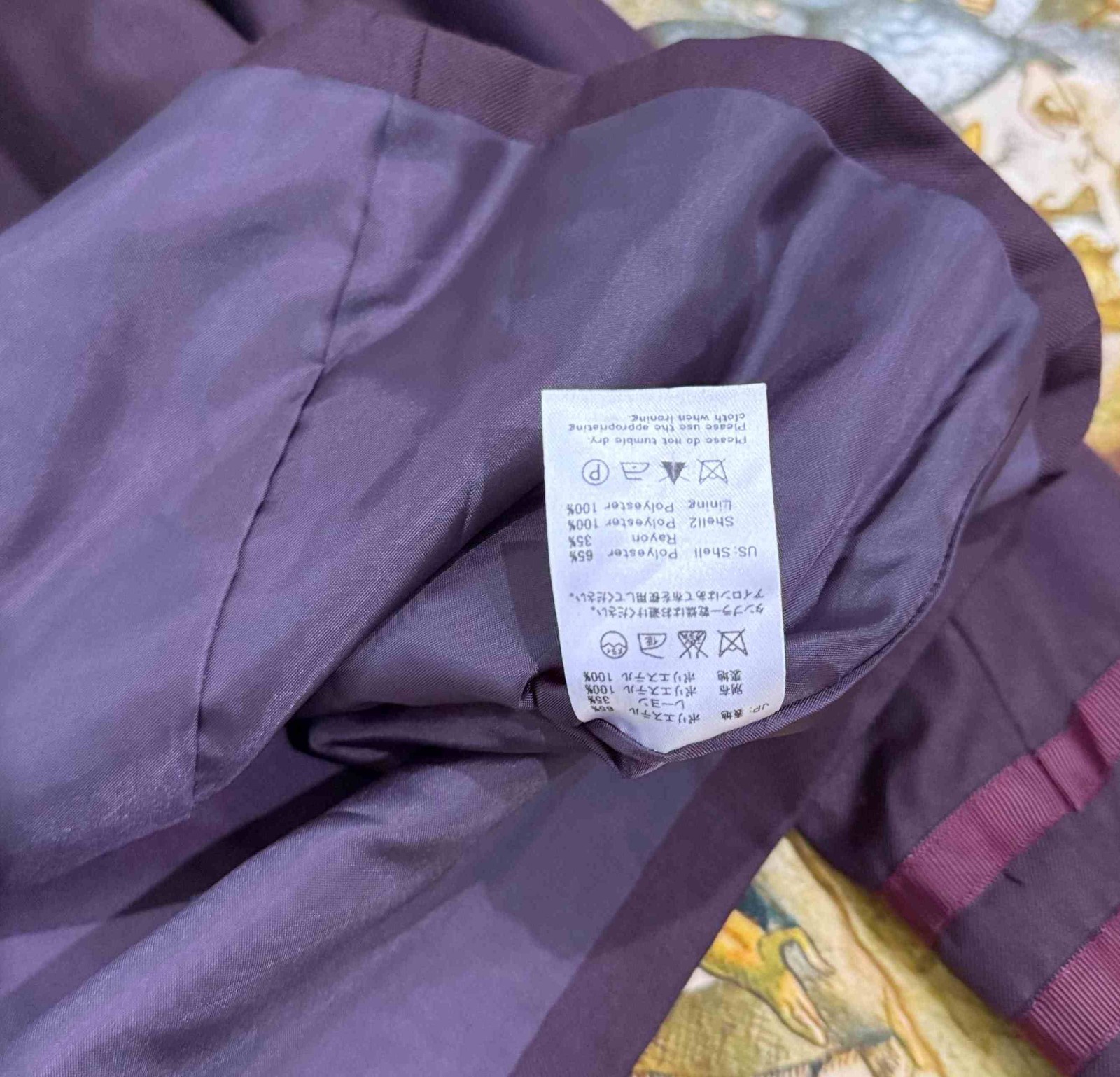 F i.n.t an another angelus Uniform Style Blazer Jacket Satin Piping J Fashion