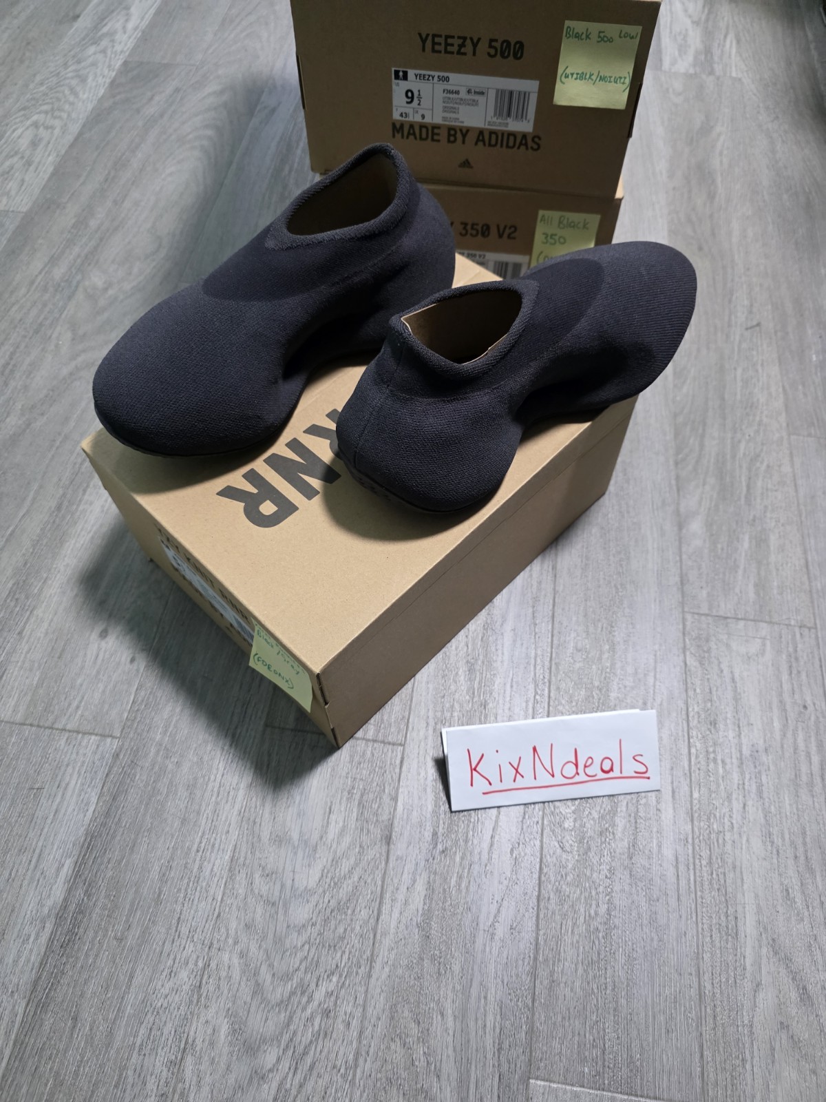 Authentic adidas Yeezy Knit Runner Low Stone Onyx IG7831 Size 5.5 foam FREE GIFT