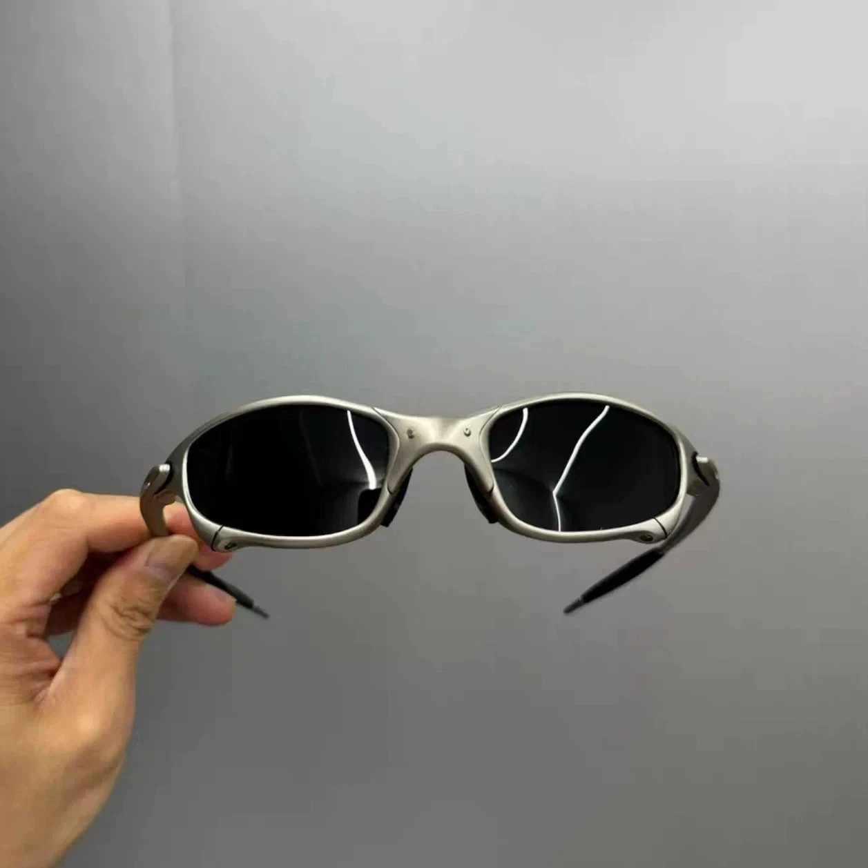 Oakley Juliet 1.0 X-Metal Vintage Y2K Sunglasses Black Lenses Metal Frame