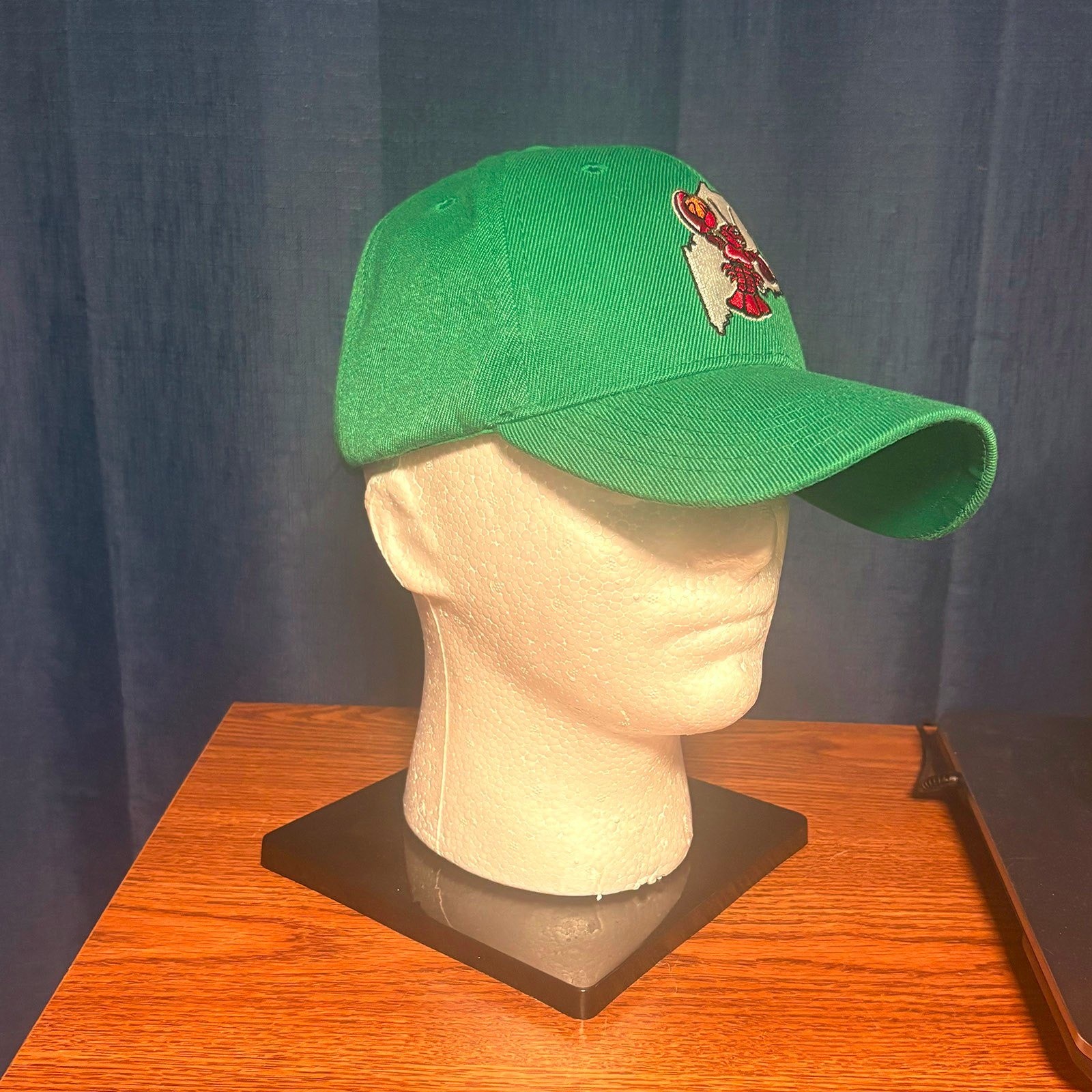 Maine Red Claws Green Snapback Hat Celtics NBA G League Lobster Logo Cap