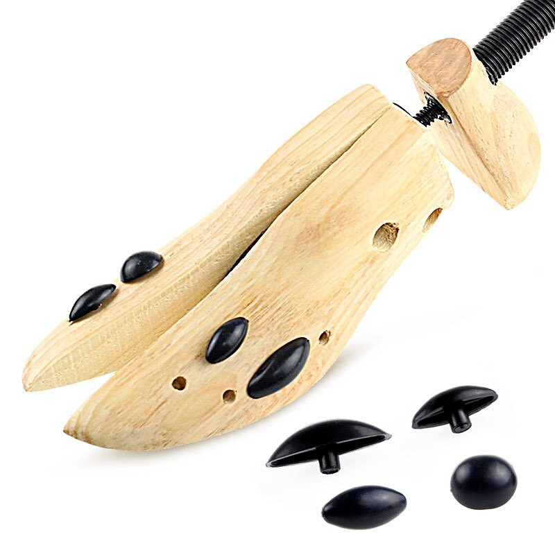 2-Way Wooden Adjustable Shoe Stretcher Expander Men Women Boot Size US 4-14
