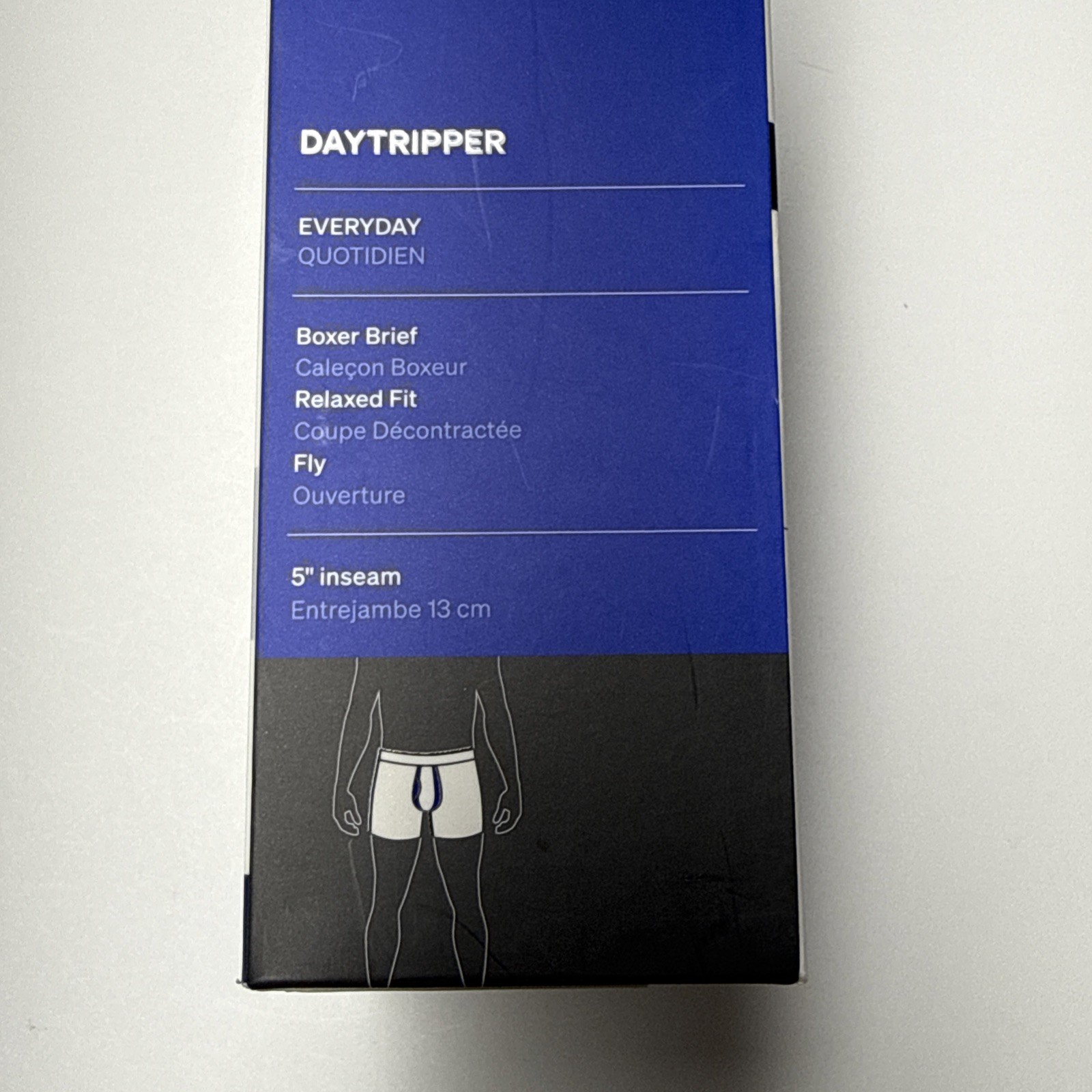 Saxx DayTripper Boxer Brief 3-Pack Blue Black Gray Ballpark Pouch Sz 3XL