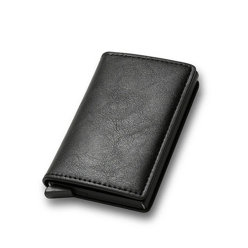 Anti Thief Rfid Credit Card Holder Smart Minimalist Wallet Men Women Slim Bank C