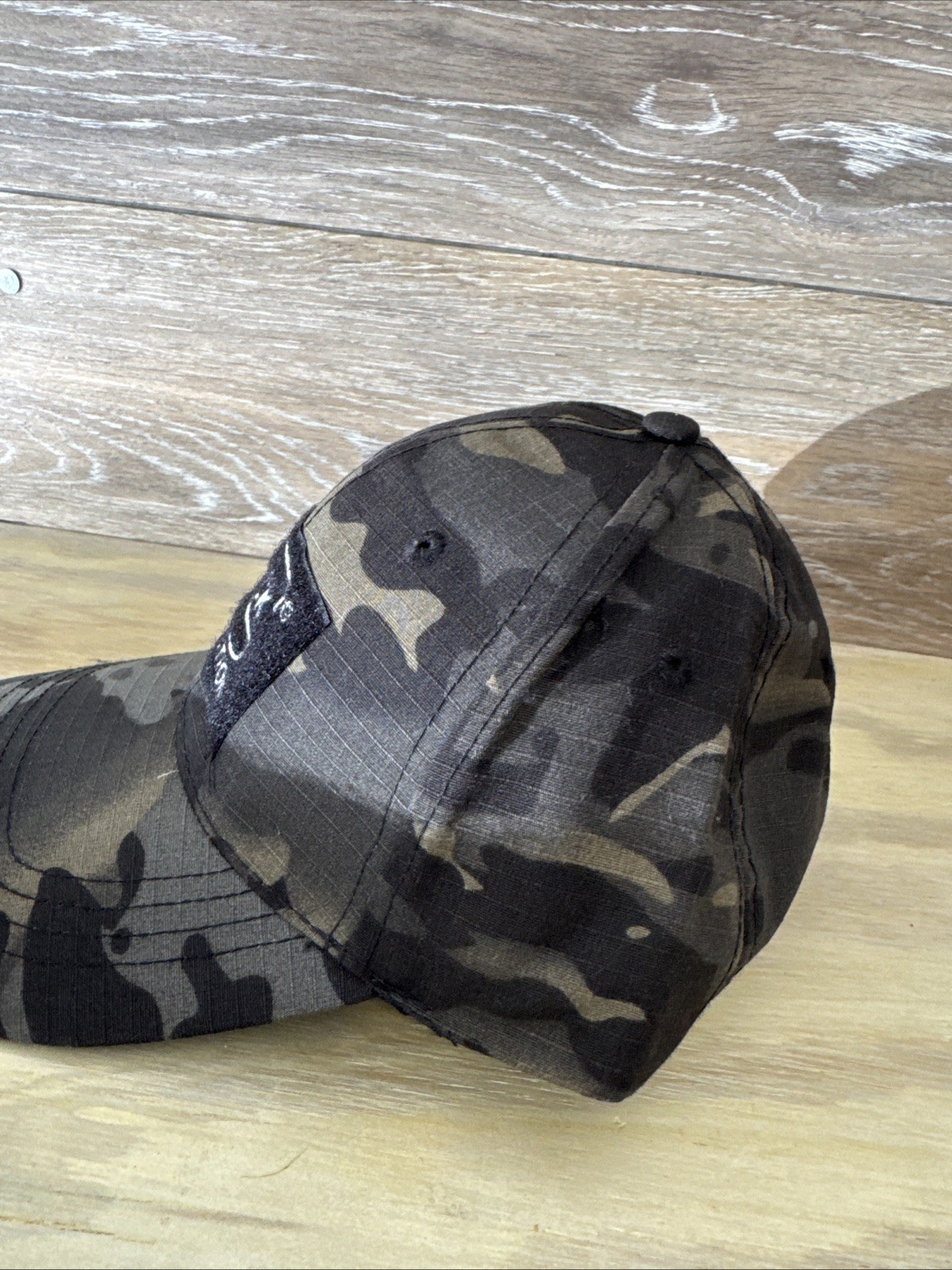 GLOCK PERFECTION TACTICAL Hat Camo Rip Stock NWOT Lightweight American Flag