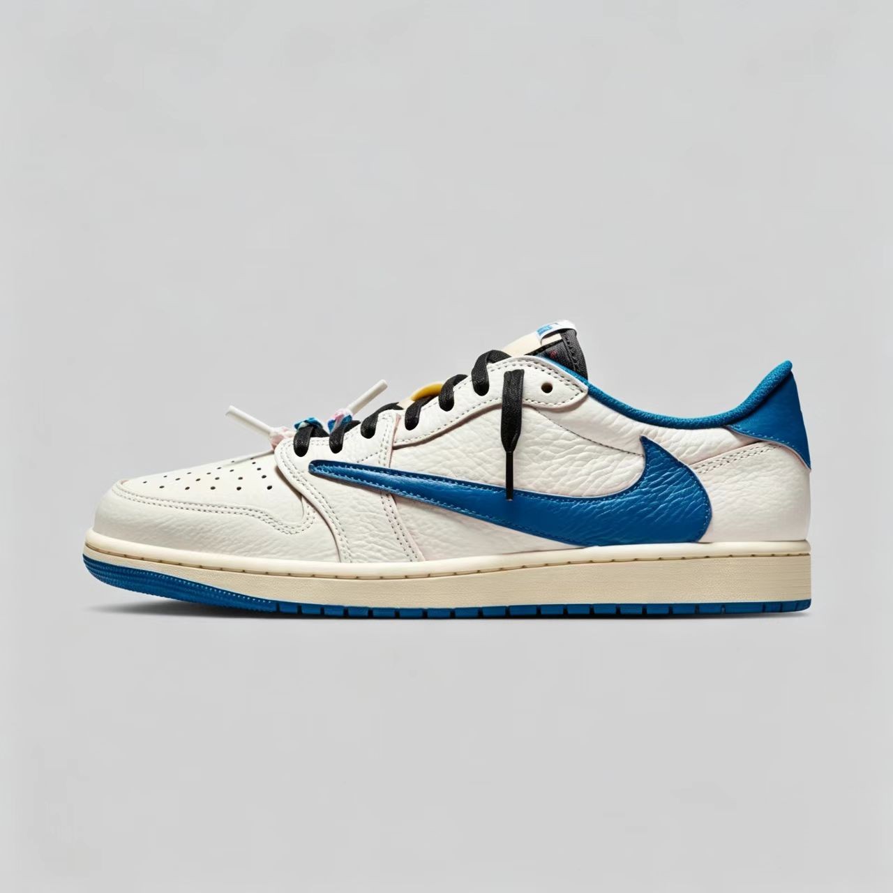 🔥New Jordan 1 Retro Low OG SP Fragment Military Blue Men’s DM7866-104 CL