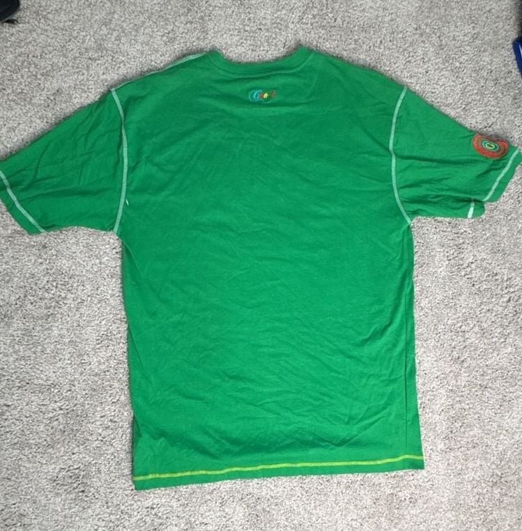 Coogi Men’s Green Graphic Embroidered Hand Logo T-Shirt 3XL
