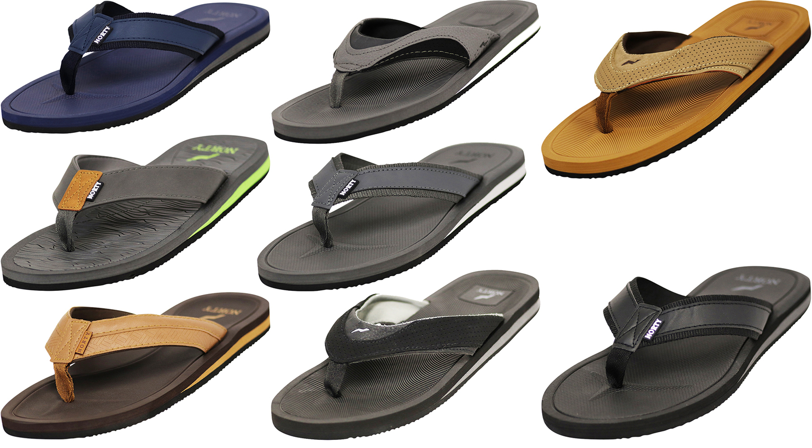 NORTY Men’s Comfort Casual Arch Support Flip Flop Sandal