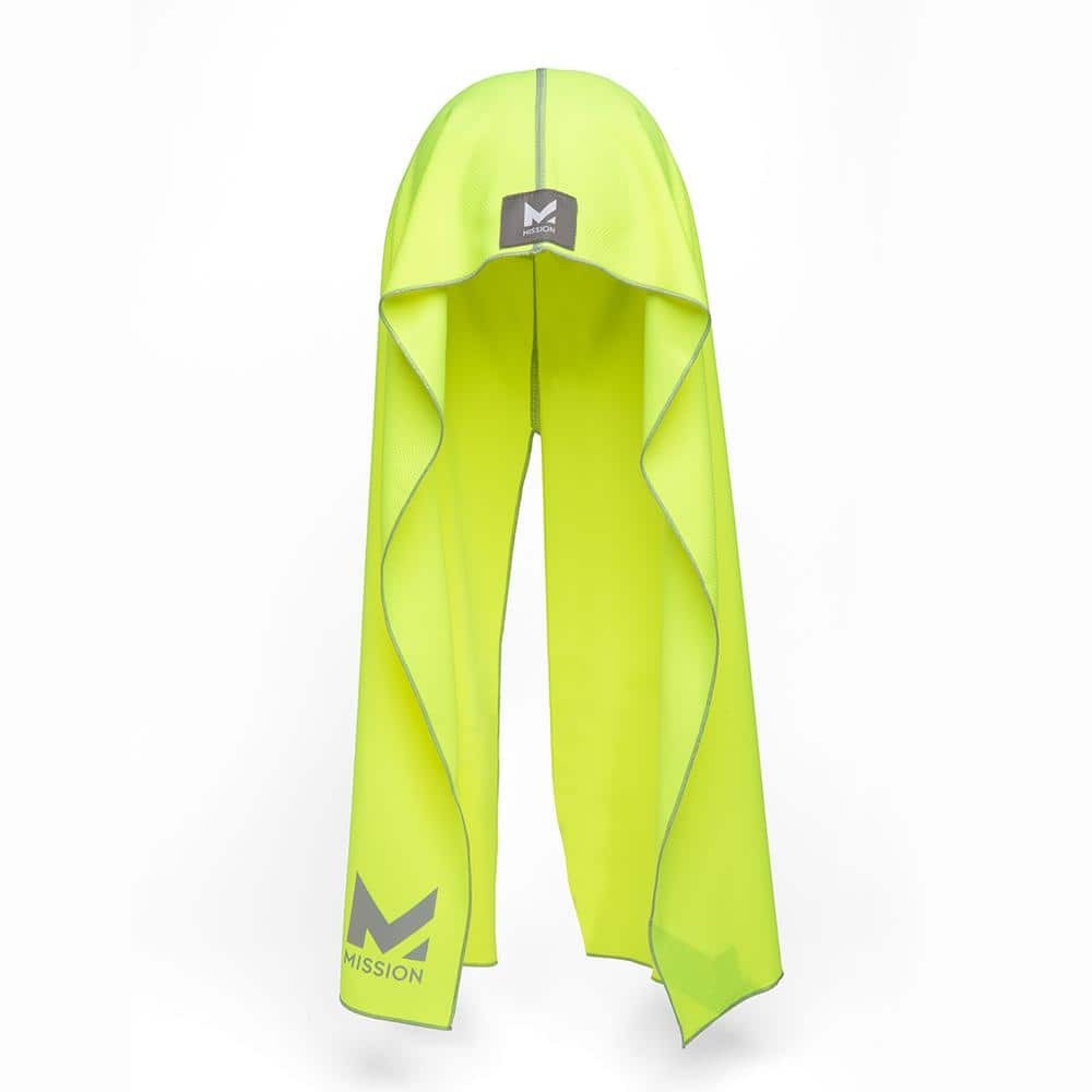 Mission 1-Size Fits Most Cooling Hoodie-Hi Vis Yellow