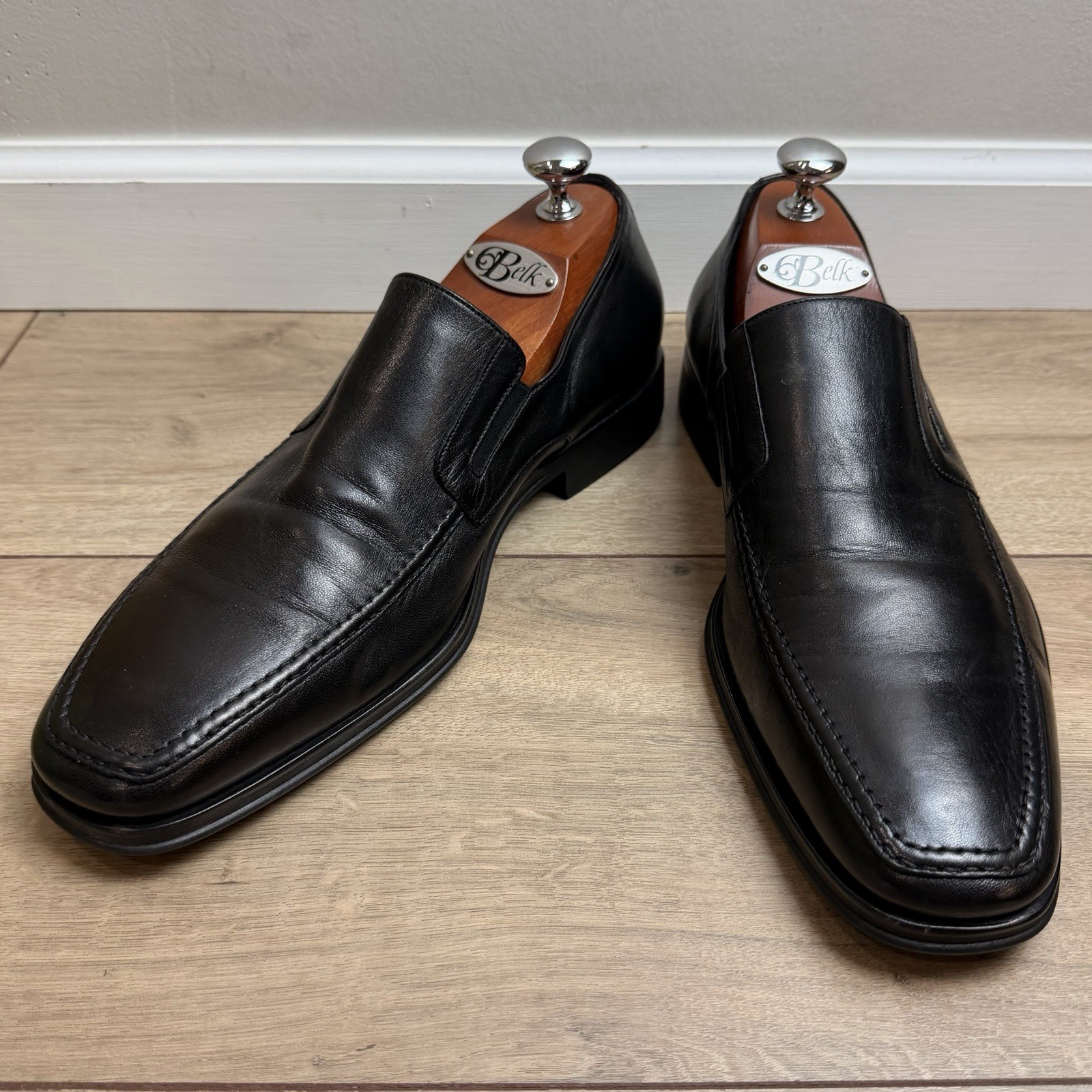 Bruno Magli Raging Slip On Loafer Black 11.5 Luxury DESIGNER MSP $395 Classic
