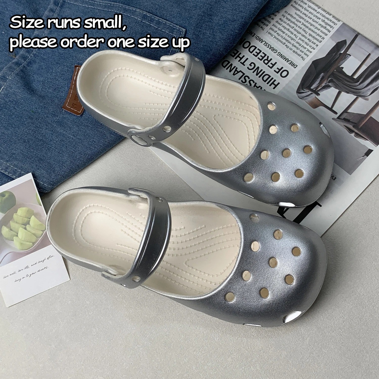 NEW 2026 Womens CR0CS Classic Leopard Print Ballet Flat Clog-Choose Color