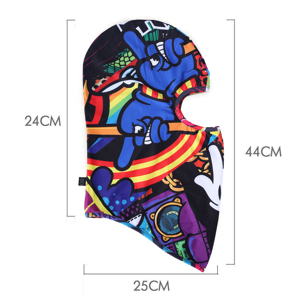 Tactical Outdoor Balaclava Full Face Mask Sun UV Protection Hood for Men Women