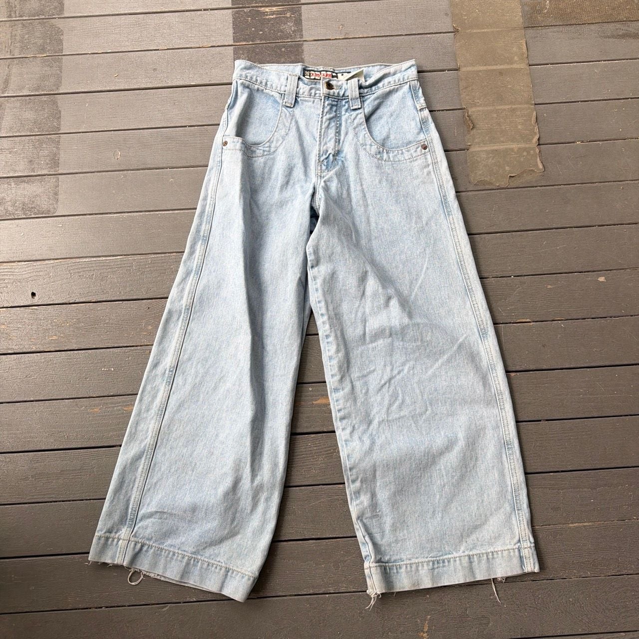 JNCO Twin Cannon Wide Leg Jeans 28×30