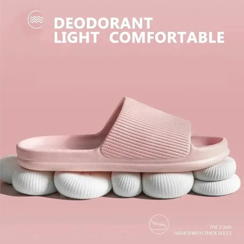 Cozy Pillow Slides Anti-Slip Sandals Ultra Soft Slippers Cloud Home Outdoor Shoe