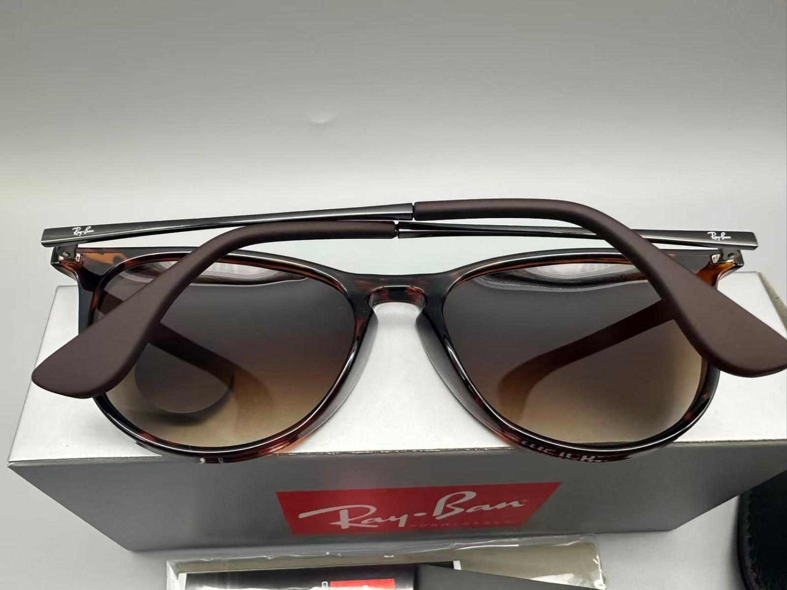 Ray-Ban Erika Tortoise Brown Polarized Women’s Sunglasses RB4171 710/T5 54