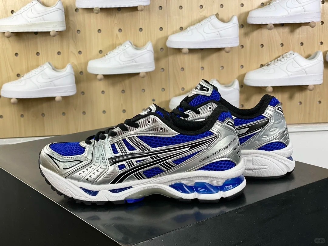 🔥1201A019-401Men ’ s Shoes Asics Gel Kayano 14Monaco Blue Silver