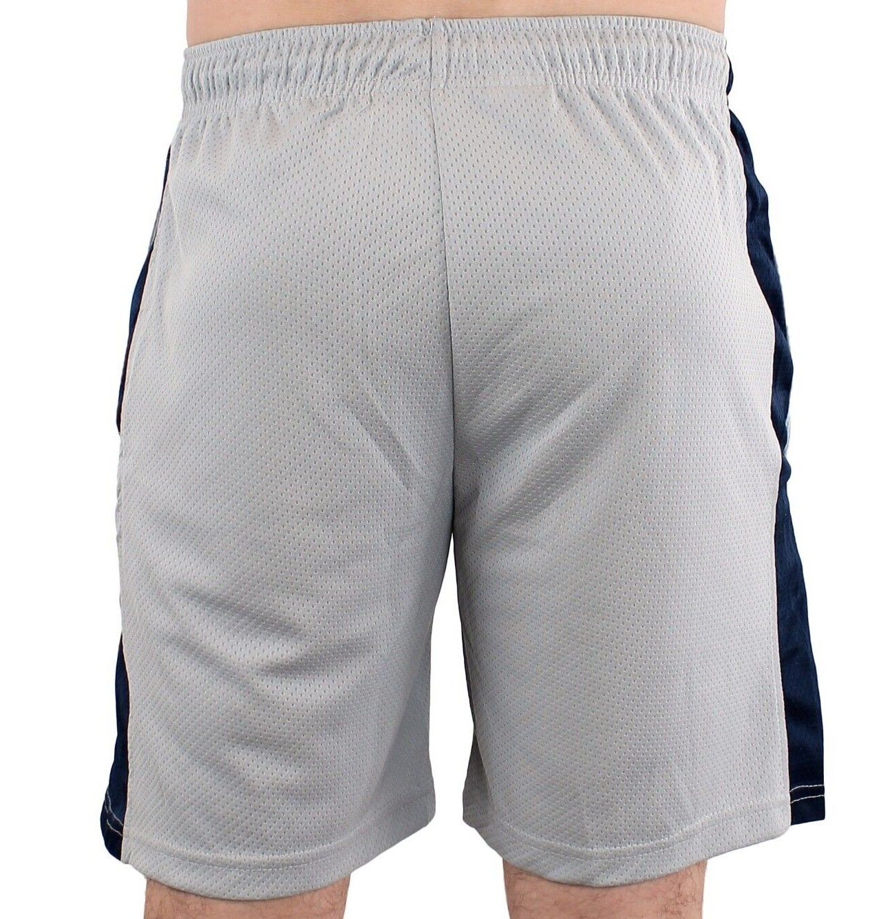 Champion Men’s Basketball Workout Gym Shorts, 7.5″ Inseam, Active Mesh Striped
