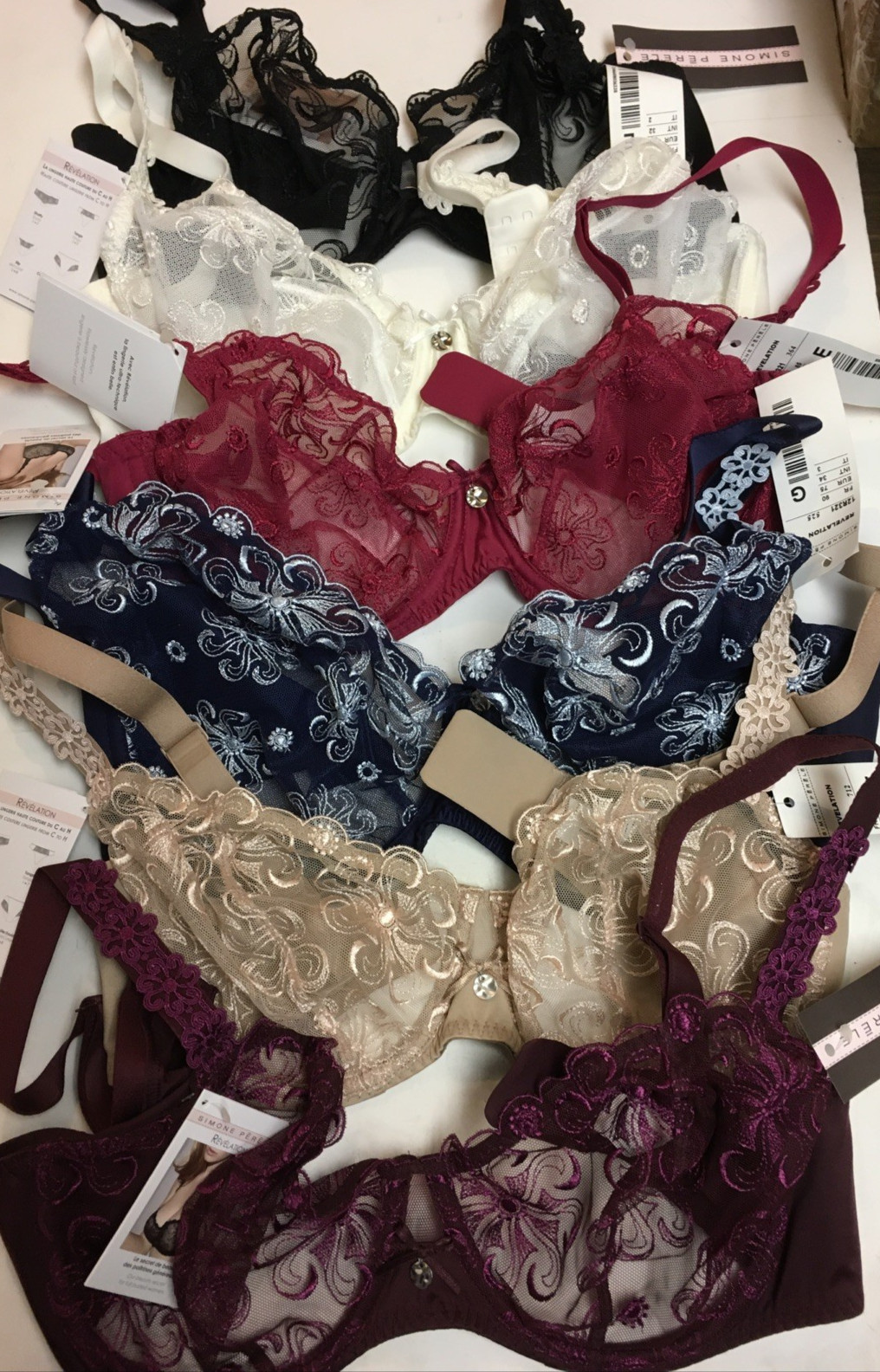 Simone Perele ‘Revelation’ Full Underwire Demi Bra New Assorted sizes & colors
