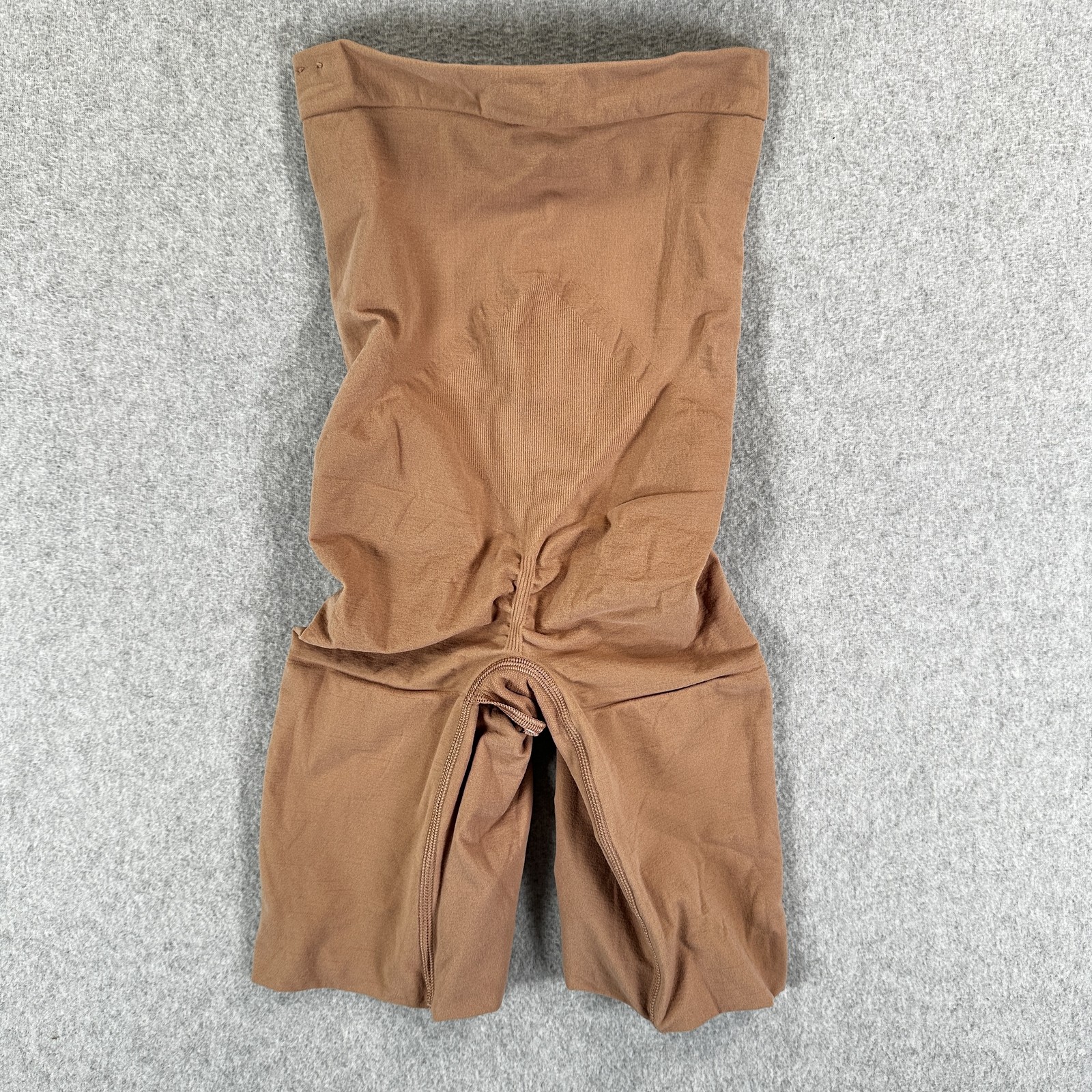 Spanx Shapewear Shorts Womens Small Brown High Waisted Power Series Slimming