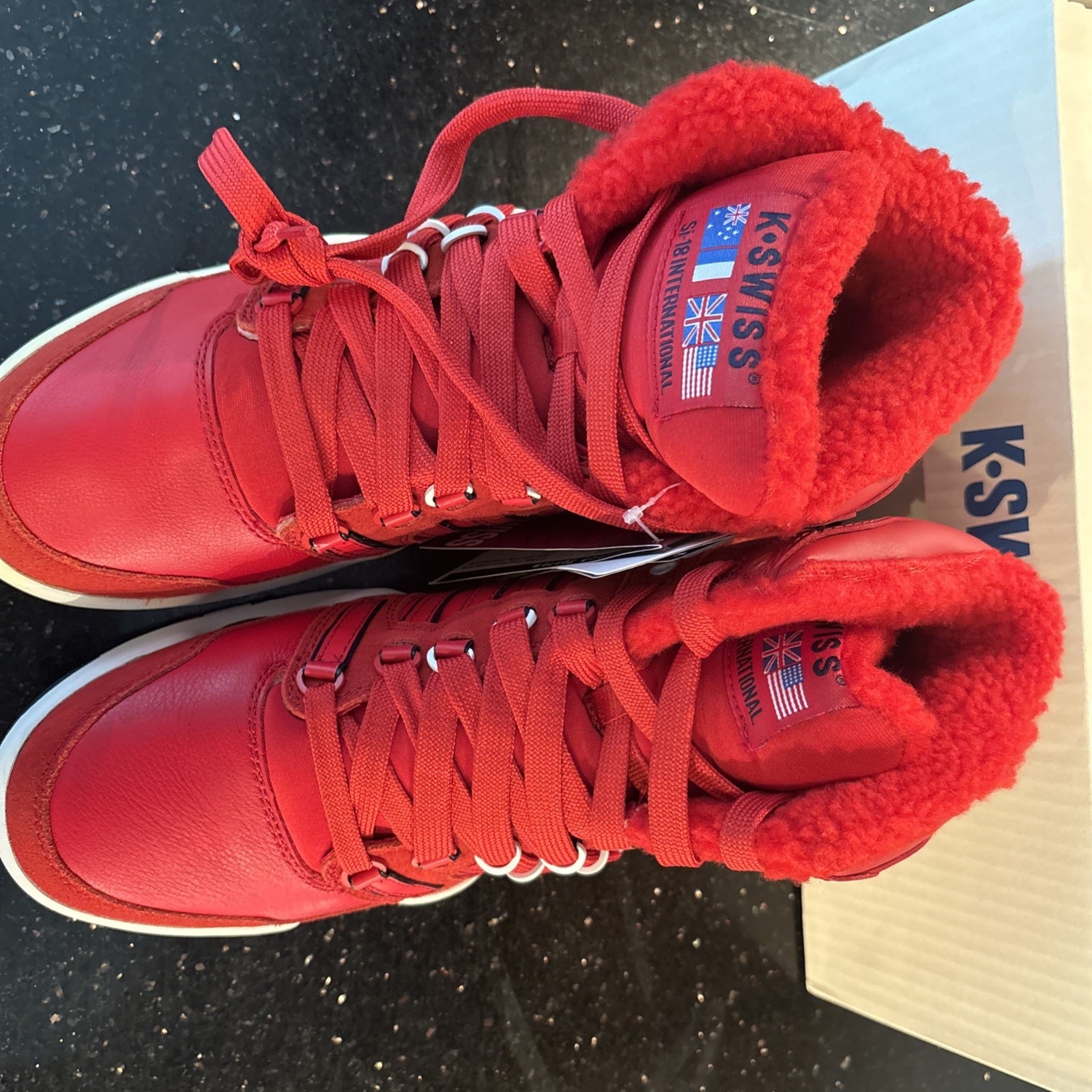 K-Swiss SI-18 red international mens 10.5
