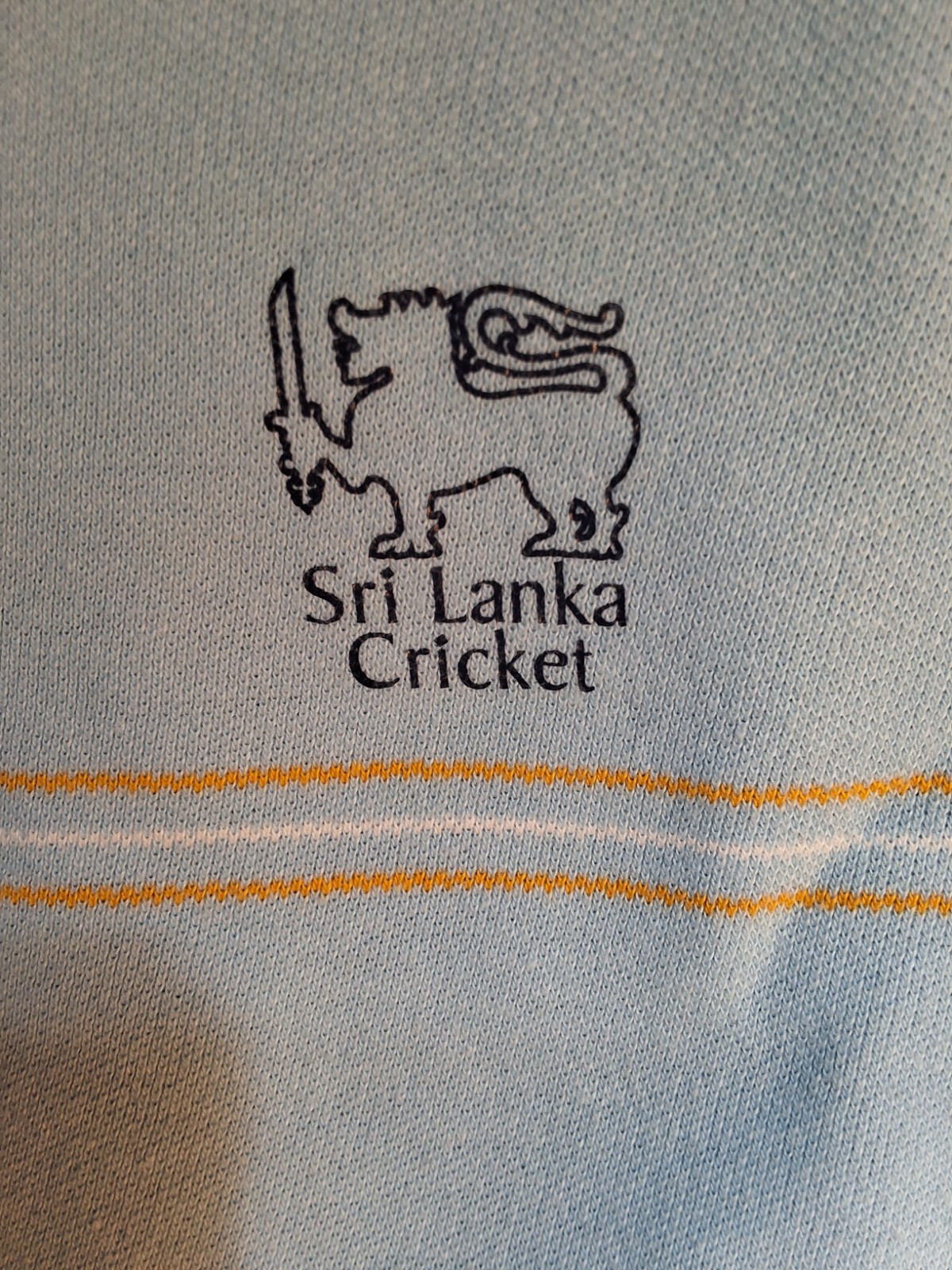 LICC Jeans Sri Lanka Lions Cricket Team Polo Shirt Mens L (Fits Like M)