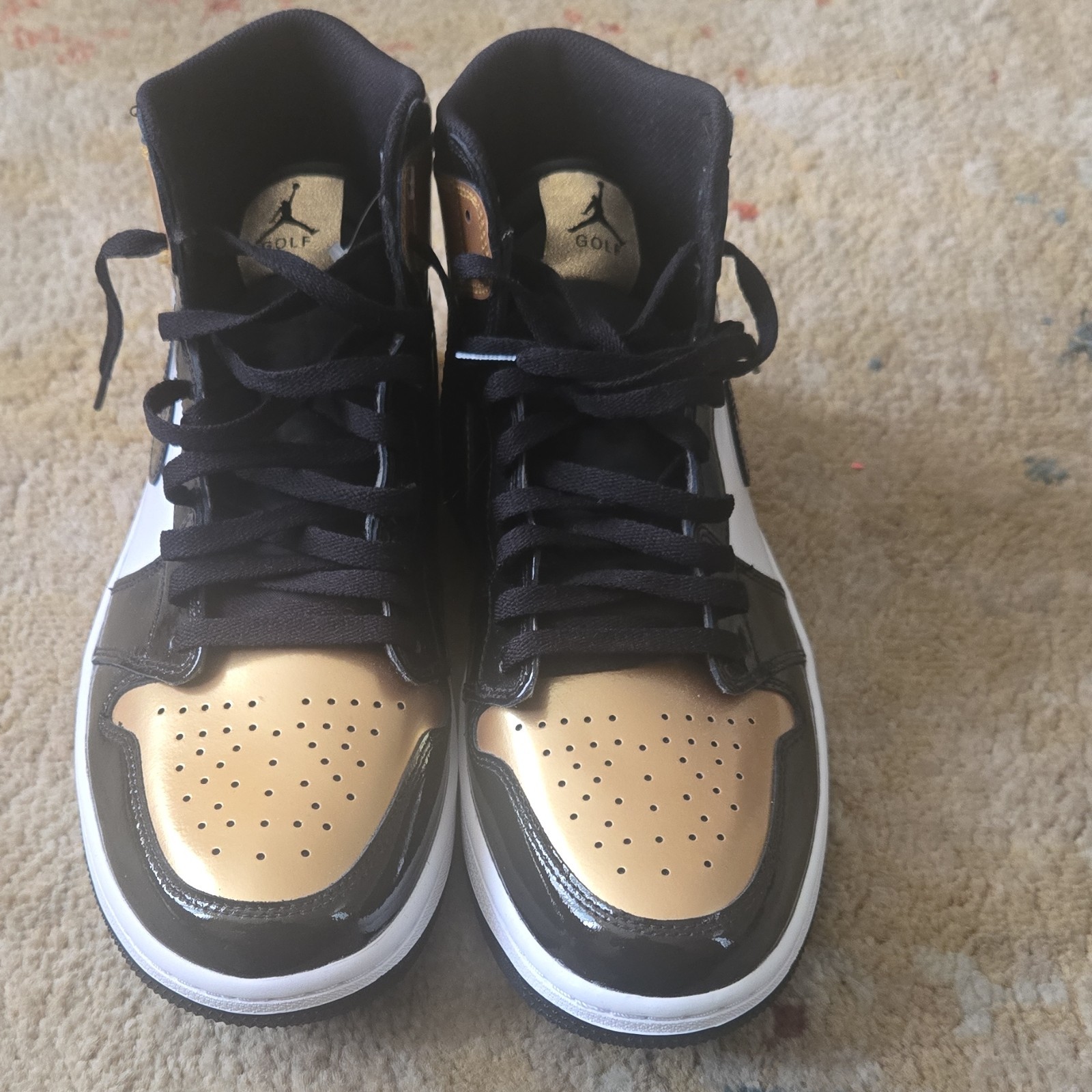 Air Jordan 1 High Golf “Gold Toe” DQ0660-002 Size 12