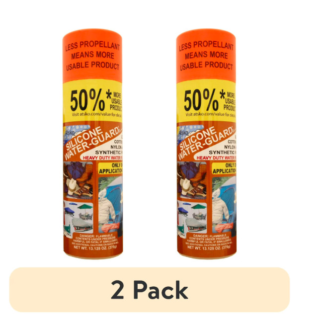 2 Pack Silicone Waterproof Spray Fabric Water Guard Protection Clothes Shoe Tent