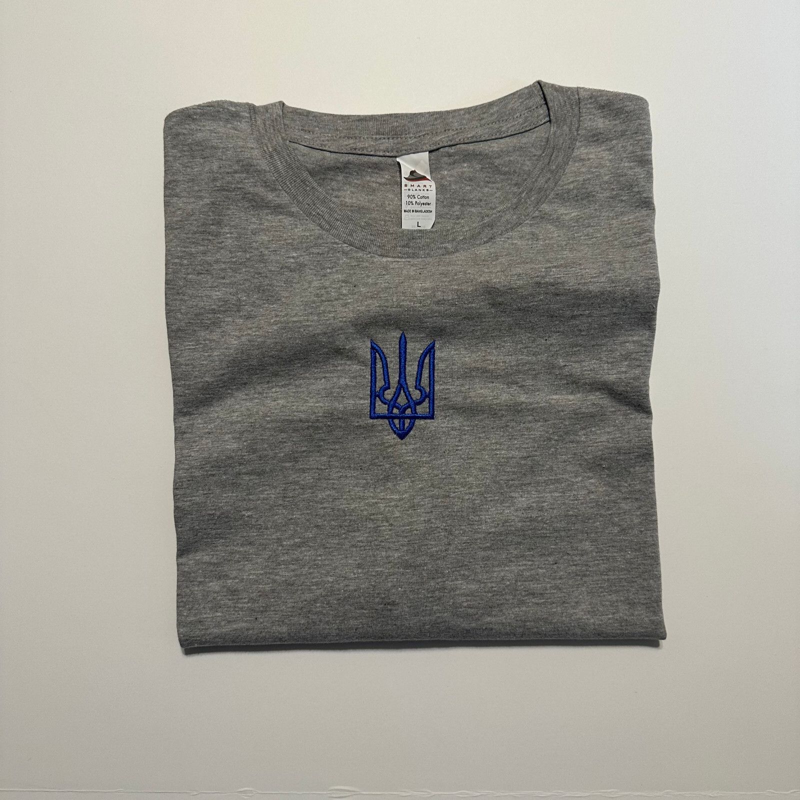 Ukraine Embroidered Vintage Black Ukrainian Volodymyr Zelenskyy Golden Trident