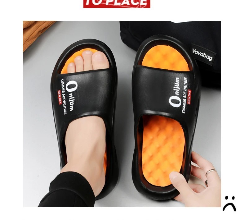Men’s Summer Orthopaedic Massage Slippers Non-Slip Cool Sandals Comfort Slippers