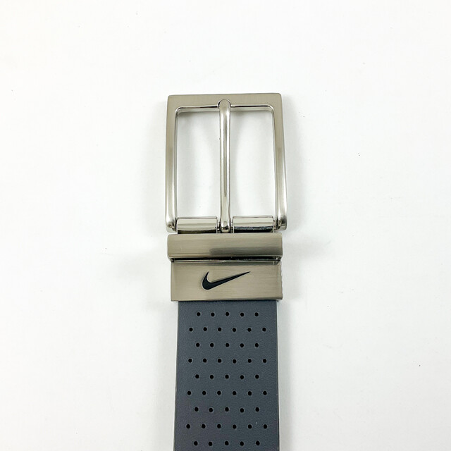 NIKE GOLF MEN’S PERFORATED REVERSIBLE BELT SIZE: 38 (FITS W36) GREY/BLACK 20187