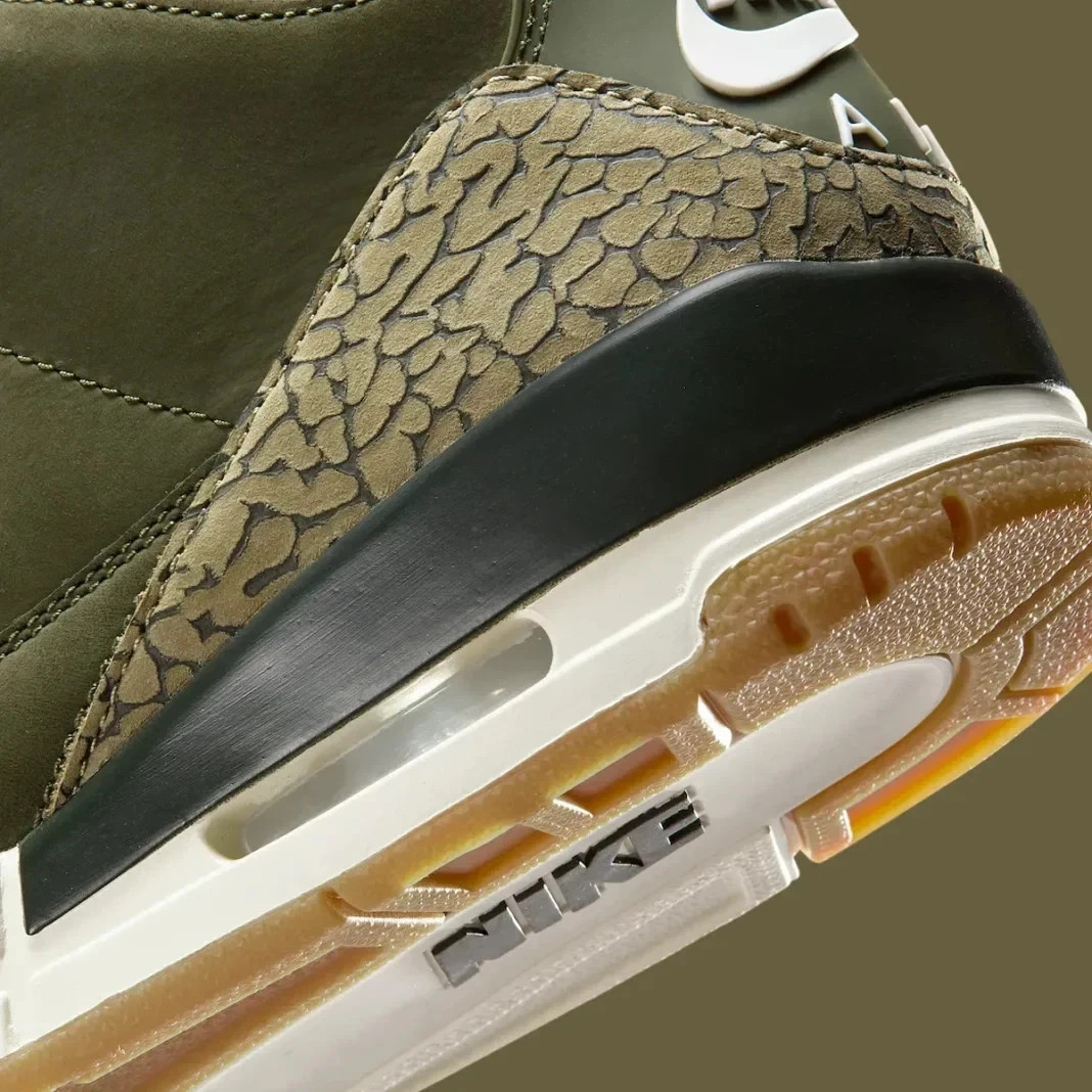 Nike Air Jordan 3 Retro Family Affair Olive Green Sneaker DN3707-202 Mens Size