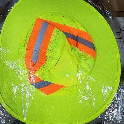 Work Safety Neck Hat / Sunshade Hat / Bucket Hat Bright Yellow