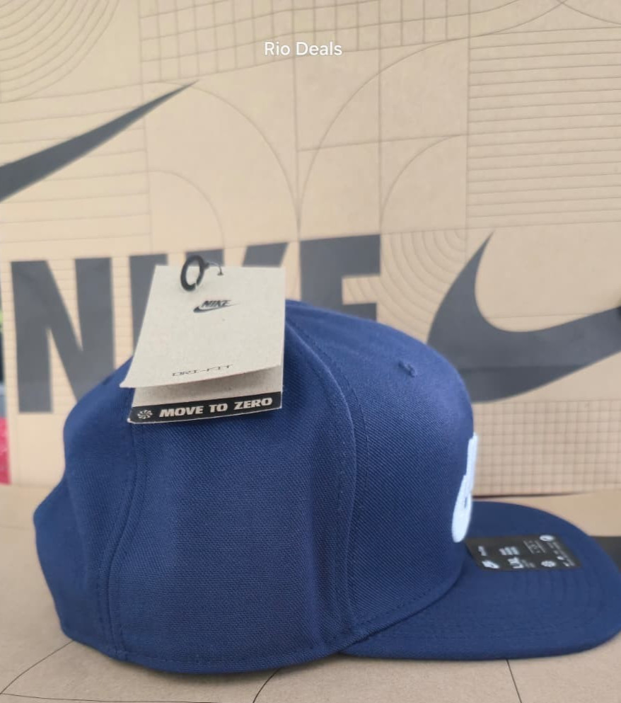 Nike Dri-FIT Pro Cap Structured Futura Unisex Hat Navy Size M/L L/XL FZ3630-410