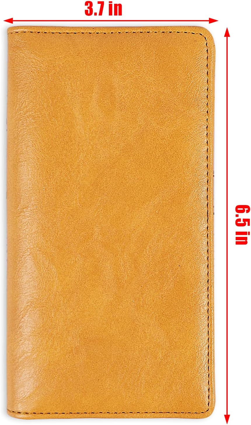 Sanlykate Checkbook Cover for Duplicate Checks with Pen Holder for Women Girls,