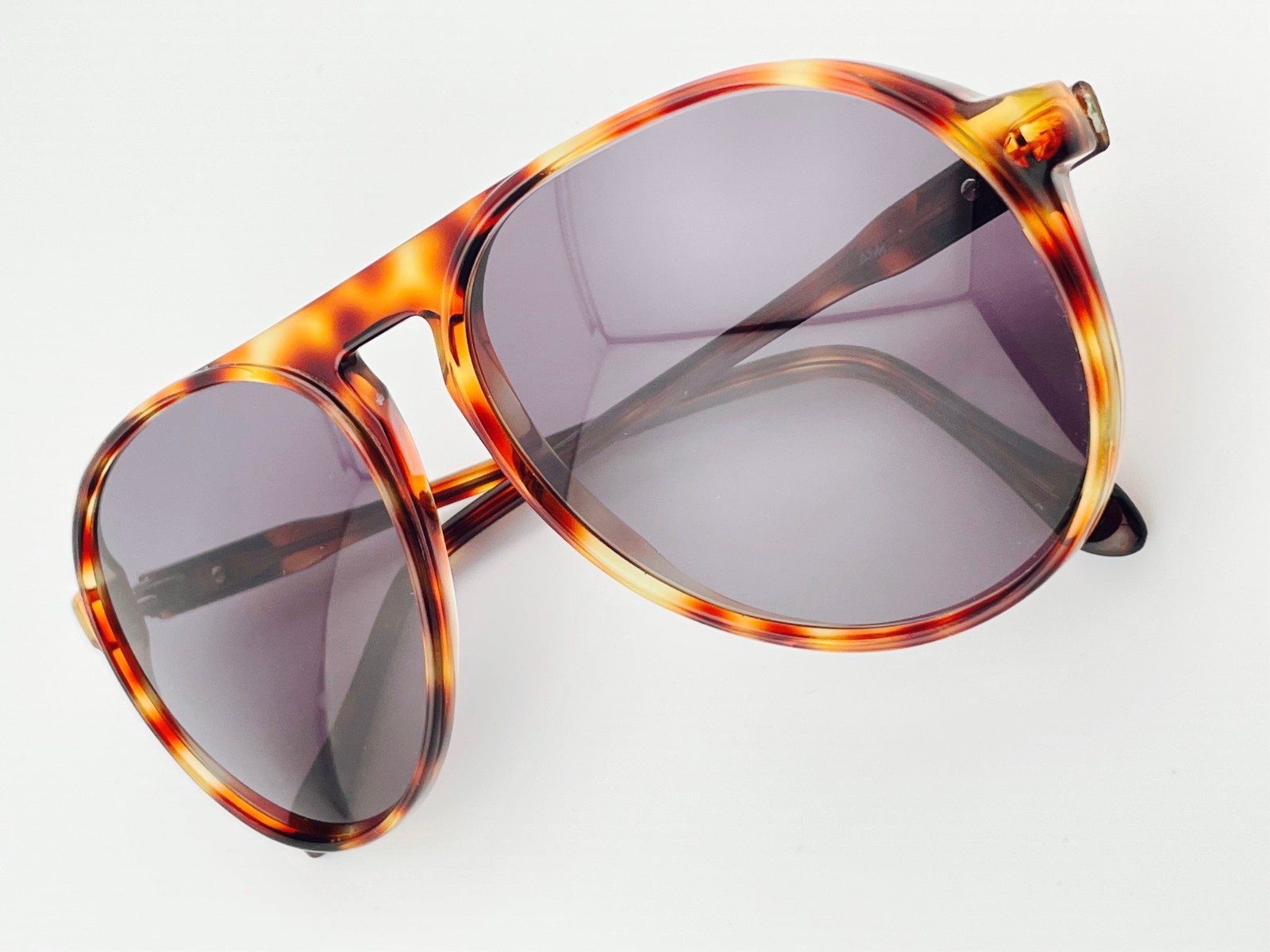 CAZAL 617 col 133 mocha amber sunglasses W. Germany LARGE new lenses, case