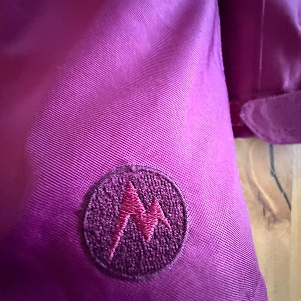 Marmot MemBrain Women’s Ombre Pink & Purple Waterproof Ski Snow Jacket L