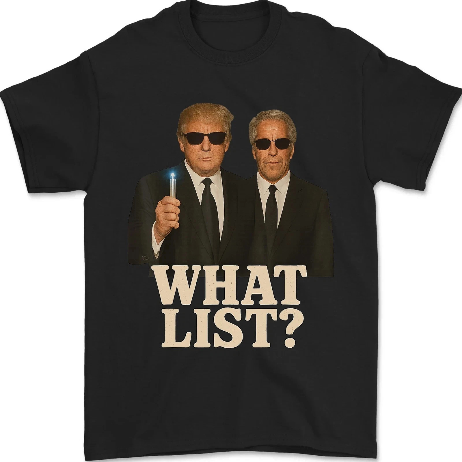 What List Political Satire Parody Unisex Funny Graphic T-Shirt