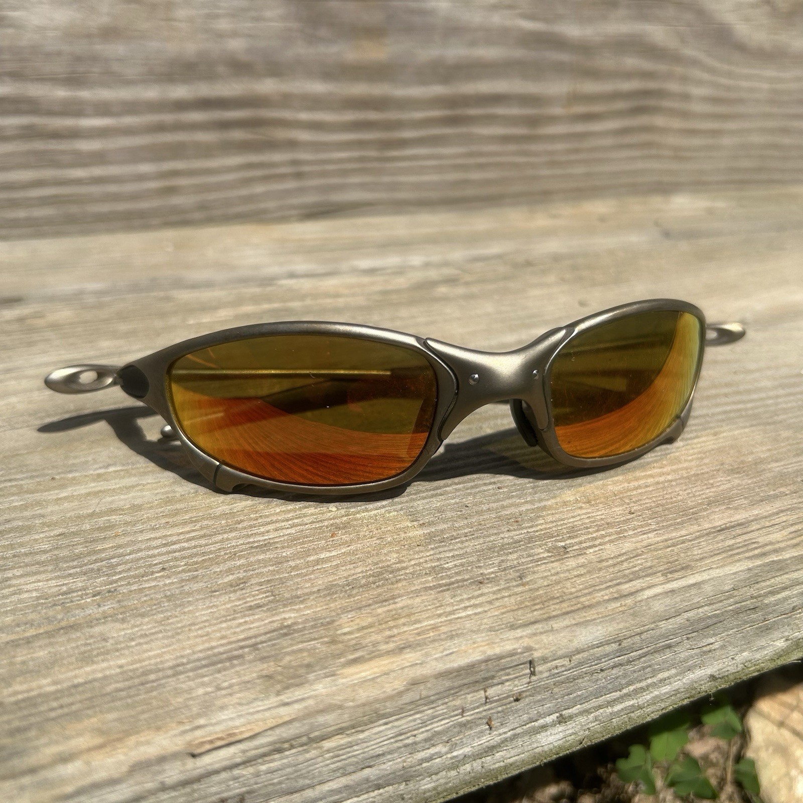 Oakley X-Metal Juliet 2nd Gen Plasma Frame Fire Iridium Lens Sunglasses *READ