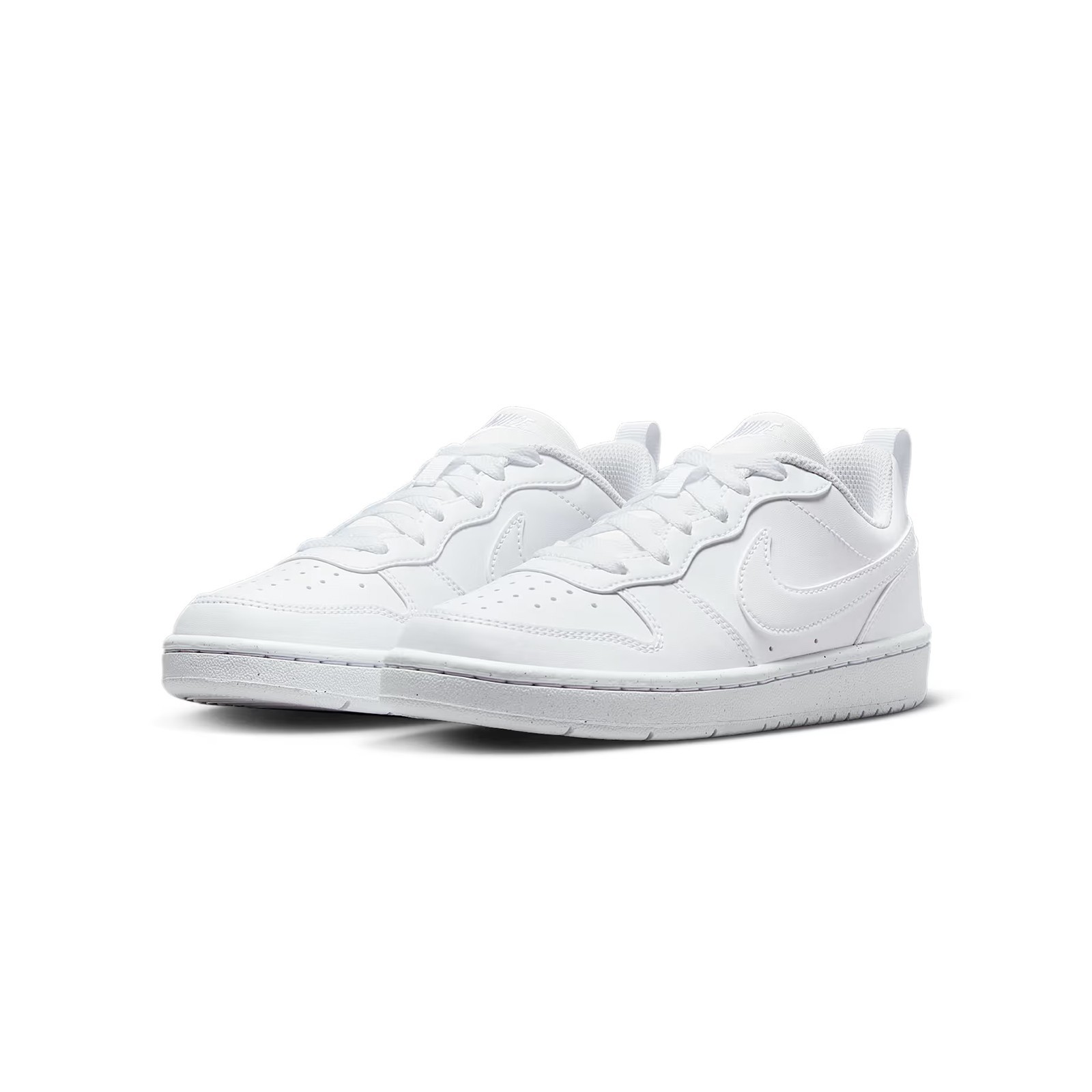Nike Court Borough Low Recraft Big Kids’ Youth White Sneakers Shoes, DV5456-106