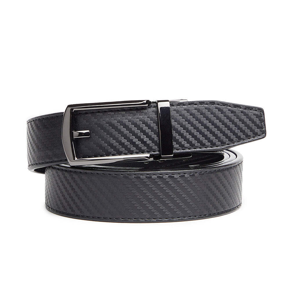 Men’s Ratchet Belt Genuine Leather Mens Belt with Slide Ratchet Belts for men