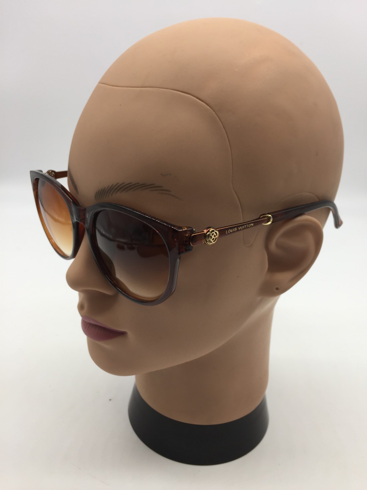 Louis Vuitton Brown Trendy Designer Sunglasses 54-18-138 Brown Lens