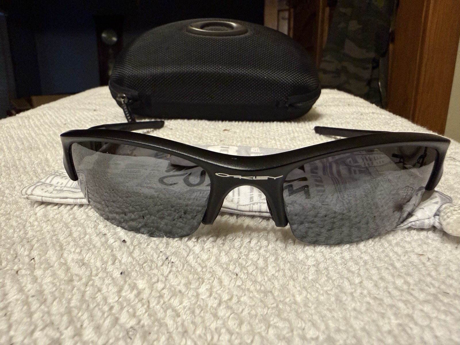 Oakley Flak Jacket Sunglasses Matte Black