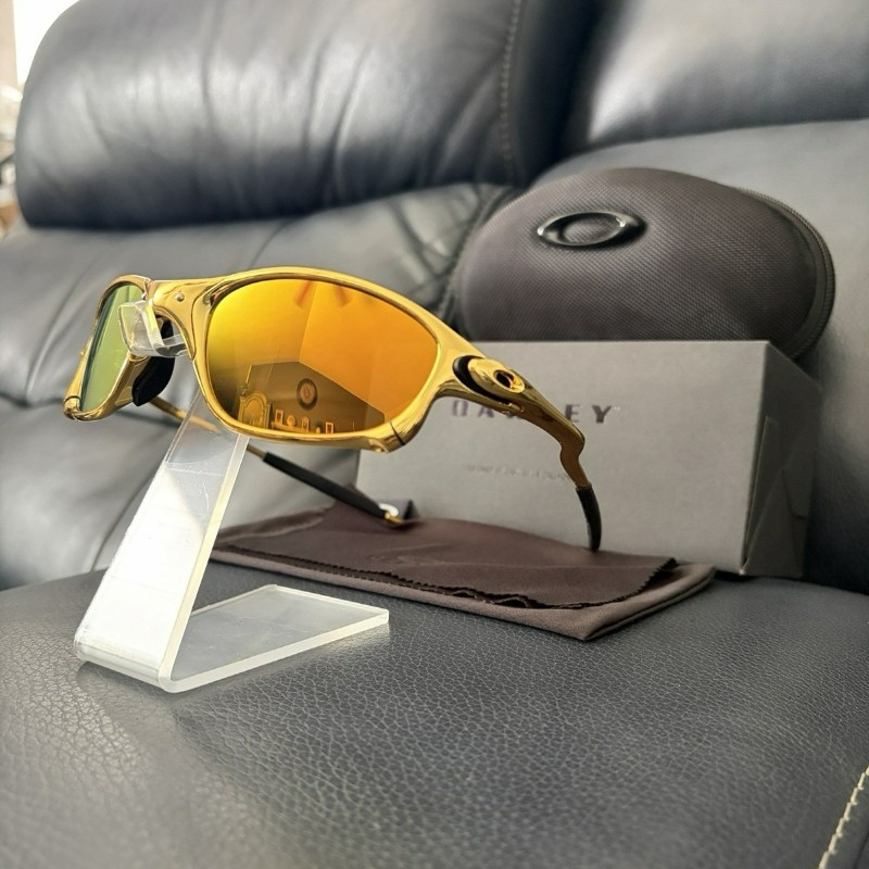 Oakley X-Metal Juliet 1.0 Sunglasses Brand New Gold Frame Gold Iridium Lenses