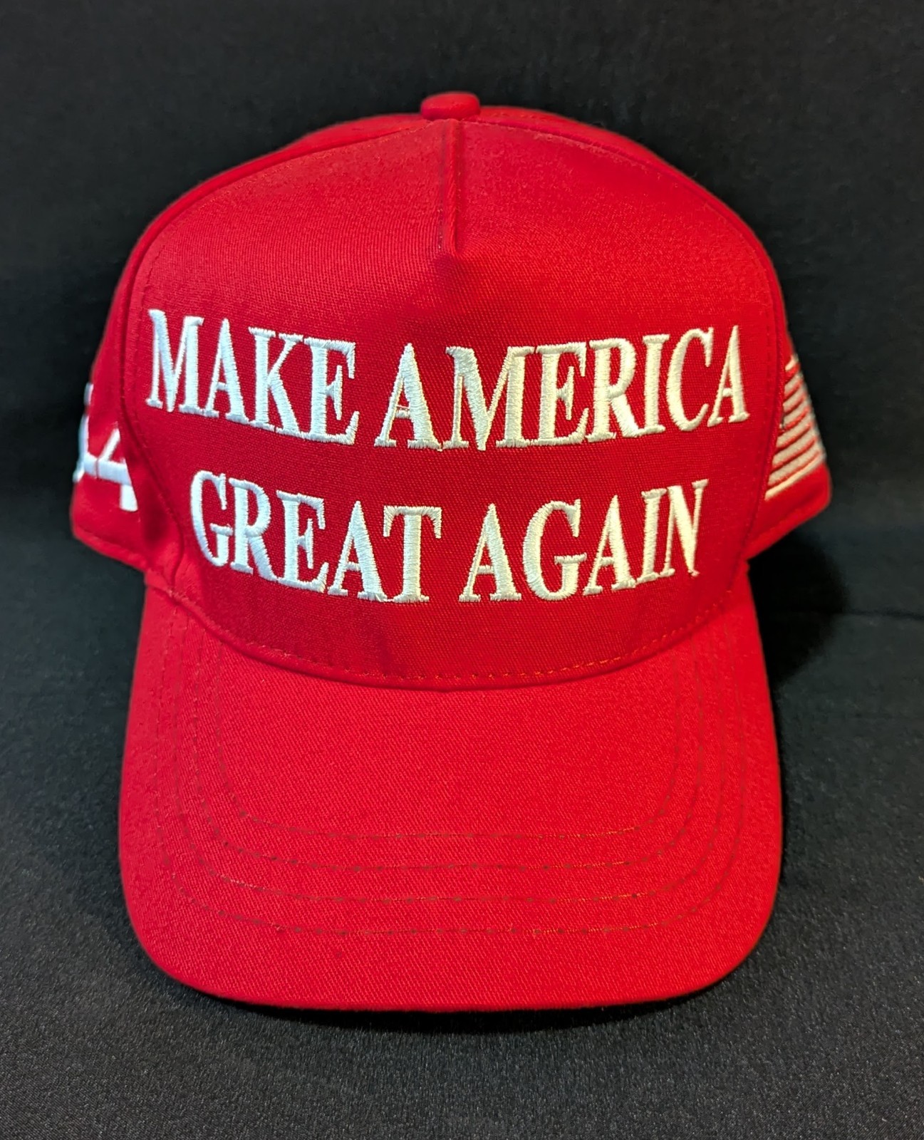 2024 OFFICIAL TRUMP 45-47 MAGA HAT * CLASSIC RED * CALI-FAME USA * NEW MINT
