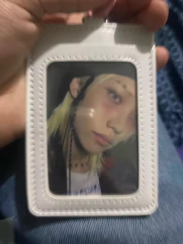 2026Kpop Photocard Holder Credit ID Card Protective Case Photo Pendant Keychain