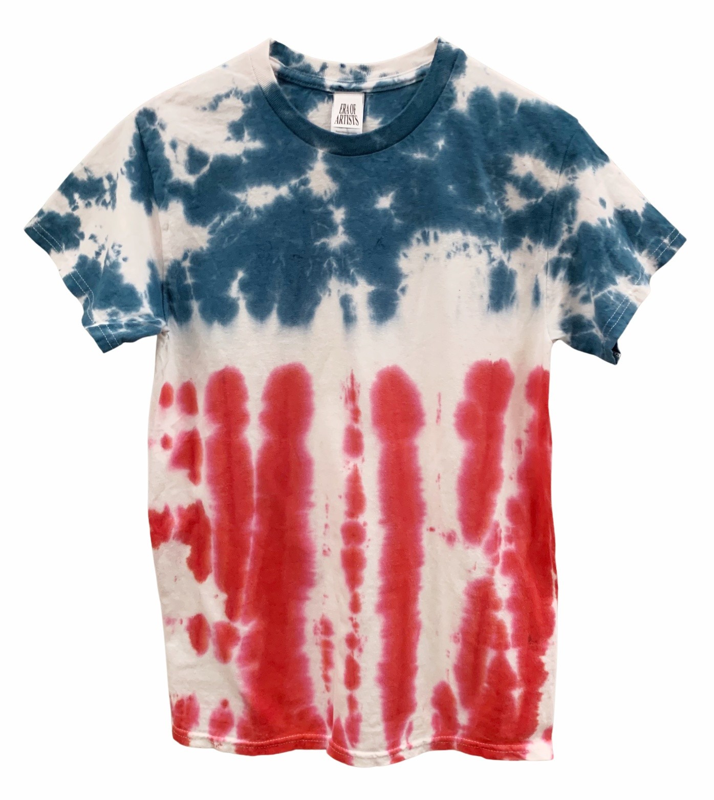 Americana Tie Dye Unisex Tee, Hand Dyed