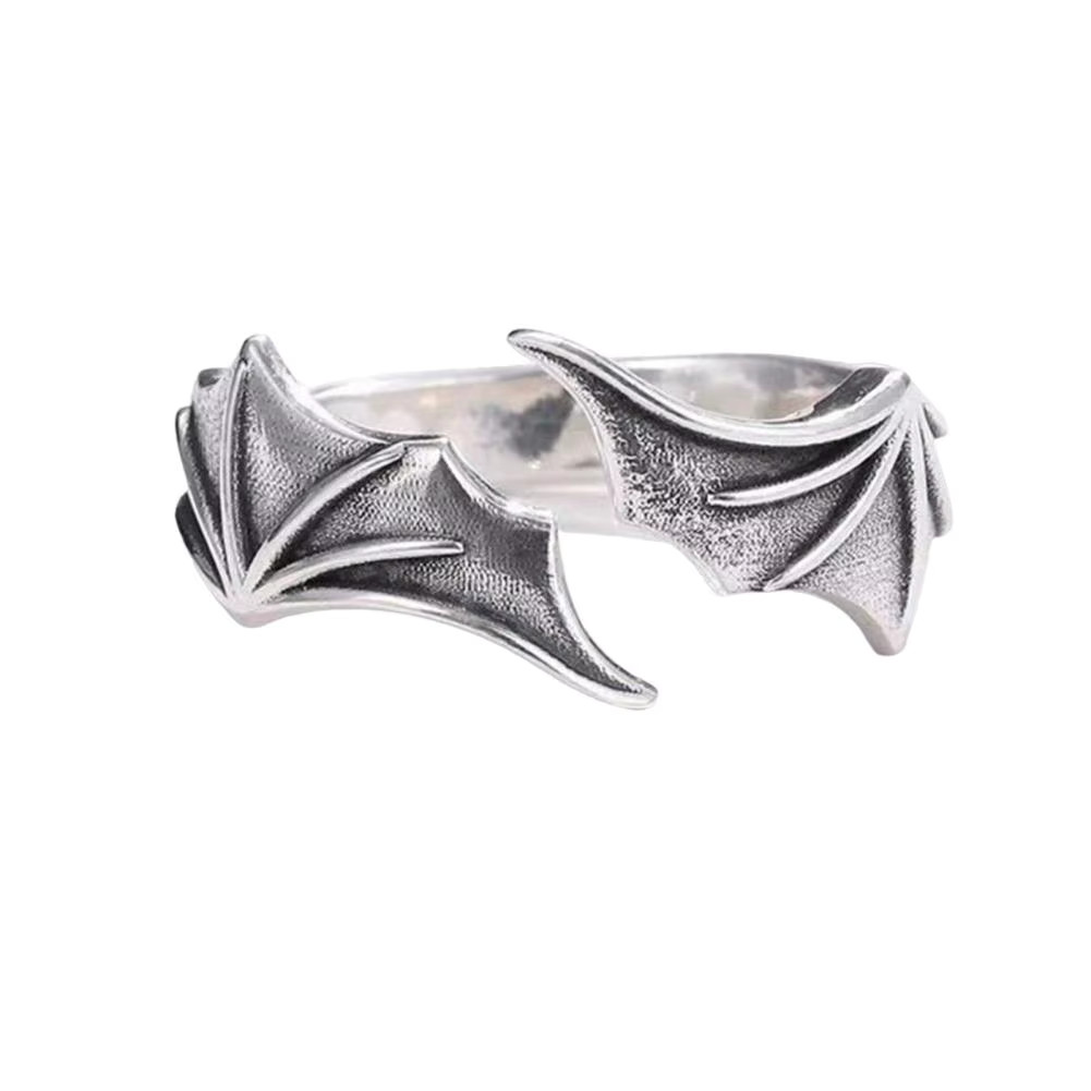 Fashion Angel / Devil Wing Couples Cuff Rings Adjustable Open End